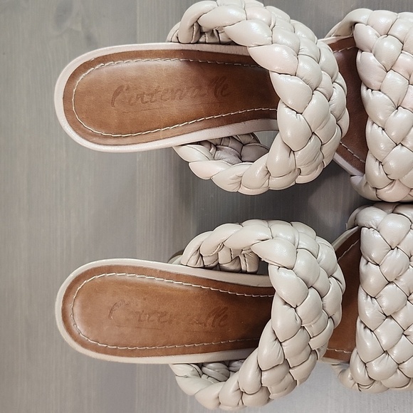 L'INTERVALLE Cream Braided Sandals - Picture 10 of 14